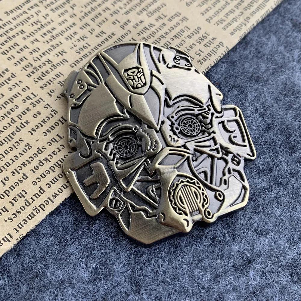 Car Styling 3D Nickel Sticker Autobot Transformers Zinc Alloy Sticker Auto Badge Emblem  for Mobile Phone Laptop Decoration