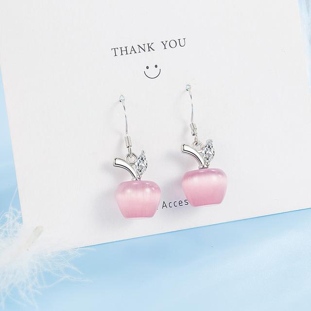 

Твердые серьги из стерлингового серебра 925 пробы с розовым кварцем для женщин Aros Mujer Oreja, розовые кварцевые серьги-капли Orecchini с драгоценными камнями, женские серьги розовый