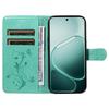 For Oppo A6 Pro 4G/Oppo F31 5G/Oppo A6 Pro 5G PU Leather Cases Flower Pattern Wallet Stand Phone Cover with Strap