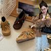 Children Ankle Boots  Tassels Girls Short Boots Round Toes for Autumn Winter   Kids Princess Boots Soft Bottom