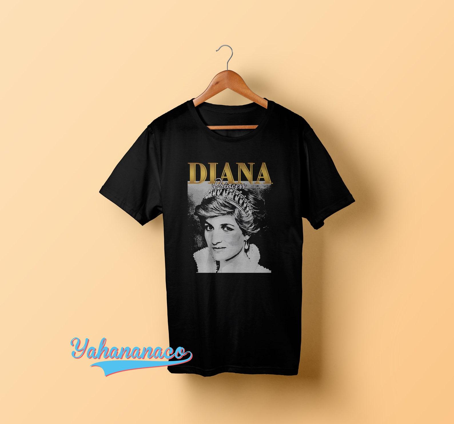 Diana princess shirt diana princess t shirt diana princess shirt, diana princess clothing Unisex Homage shirt Vintage style Gift 3XL