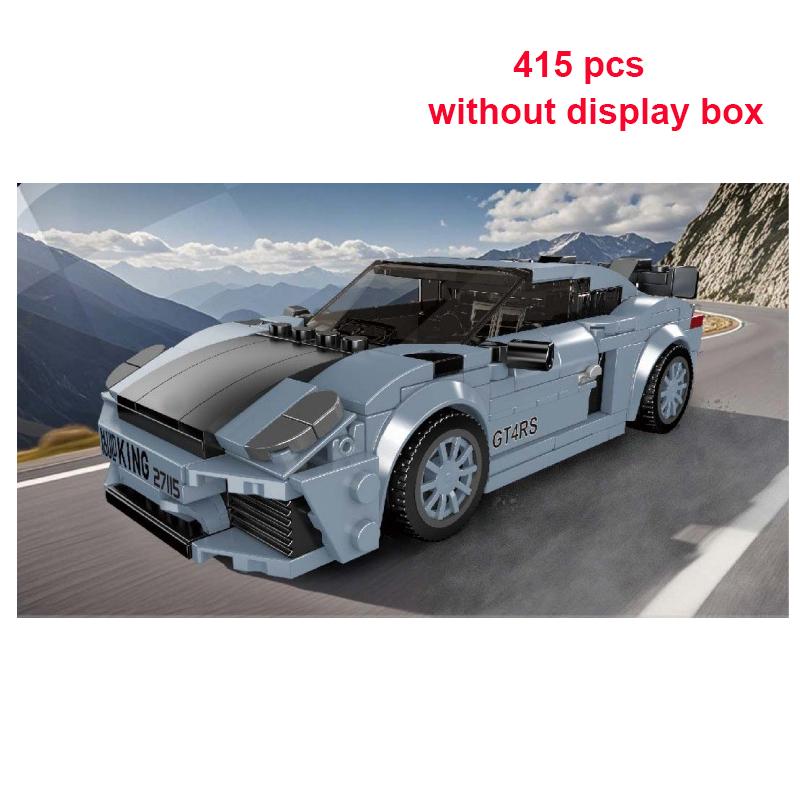 Technical Speed Car MOC City Racing Car Rally Building Blocks Bricks Set Retro Ornament Diy Toys For  Kid Adults Birthday Gifts