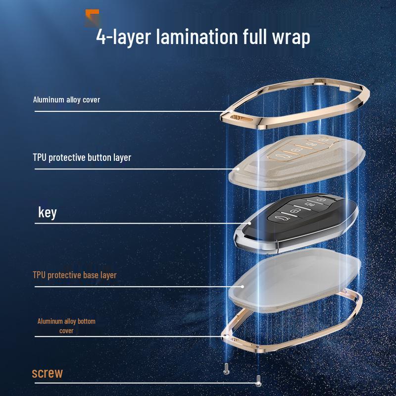 Custom Key Case for Chery Jetour X70PLUS/X90/X95 - Full Wrap Protective Shell