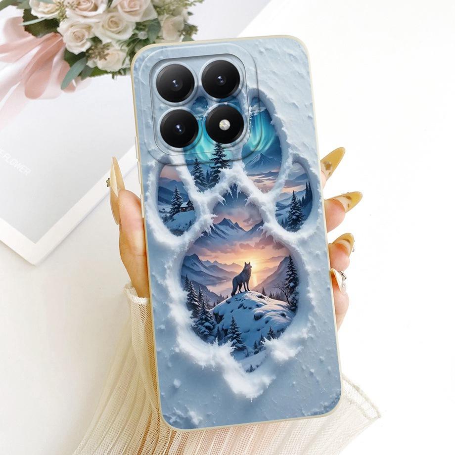 Phone Case For Xiaomi 15T Pro New Fashion Black Cat Cartoon Dragon Animals Pattern Bumper For Xiaomi Mi 15T Liquid Silicone Capa