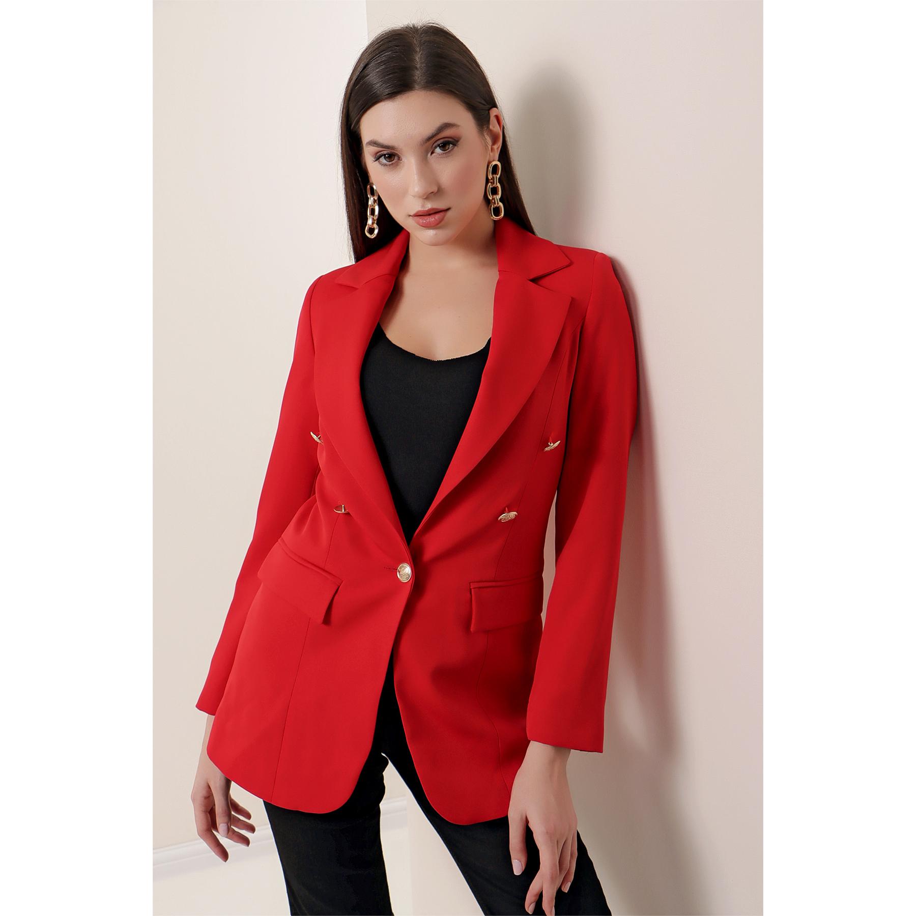 

Жакет с подкладкой из 5 пуговиц