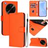 Wallet Case for Find X9 Ultra - Leather/PU, Orange, With Lanyard
