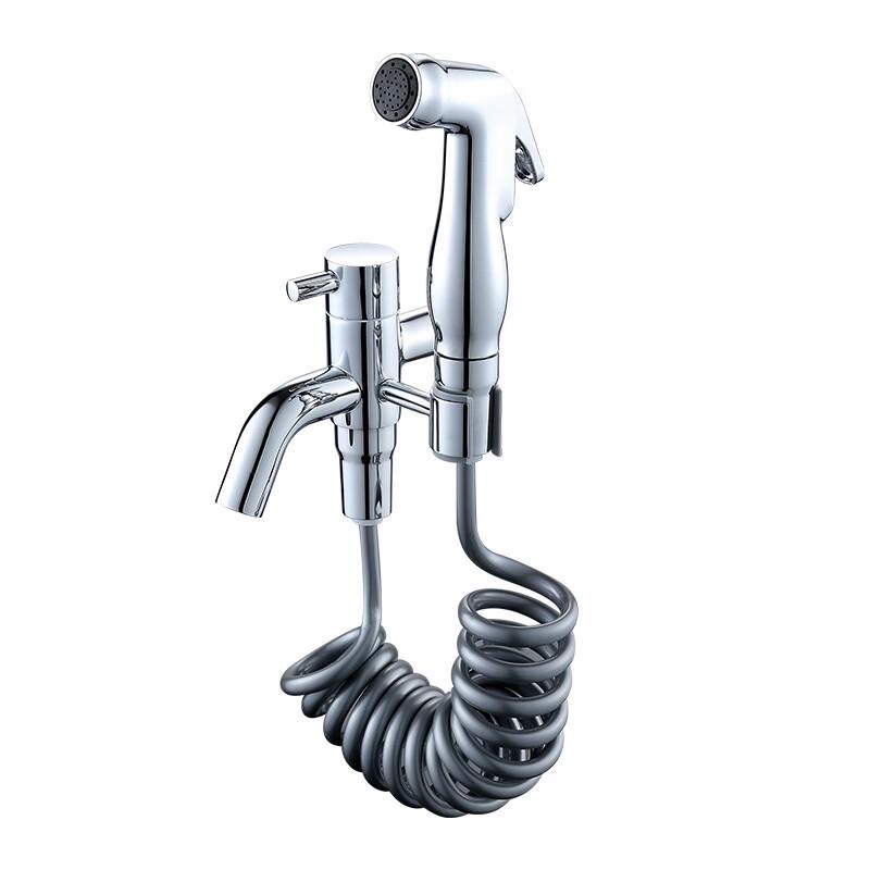 Кран для шваберной раковины, одинарный, для холодной воды, со смесителем-биде