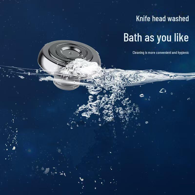 

Компактная аккумуляторная мужская бритва и триммер для носа — портативная, моющаяся, электрическая Shaving heads