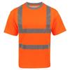 Korntex Unisex Adult Barcelona Hi-Vis Polycotton Heavy Duty T-Shirt