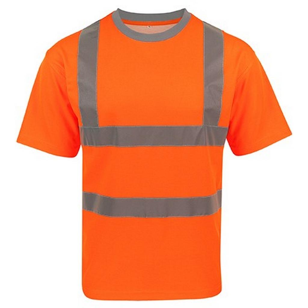 Korntex Unisex Adult Barcelona Hi-Vis Polycotton Heavy Duty T-Shirt