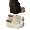 Canvas Women's Shoes Two Wear One Pedal Lazy Shoes Casual Little White Shoes Children Big Head Bread Shoes