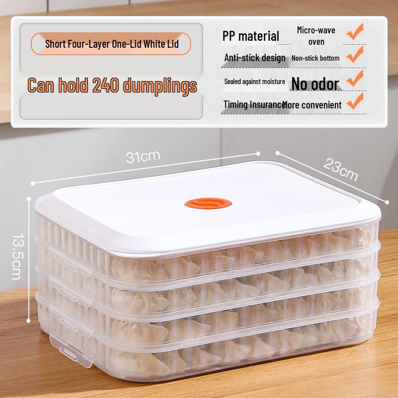 Multi-layer Dumpling Freezer Storage Box