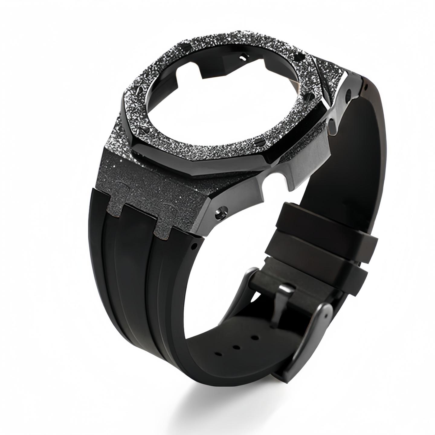 

Мод-комплект GMA-S2100 для Casio G-SHOCK GMA S2100 Жіночий Металевий корпус з нержавіючої сталі Гумовий ремінець для годинника Аксесуари для модифікації ремінця годинника For GMA-S2100 series