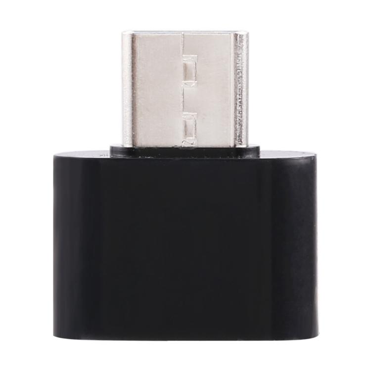 Adaptor de încărcare din plastic USB-C / Type-C mascul la USB 2.0 mamă OTG pentru transmiterea datelor