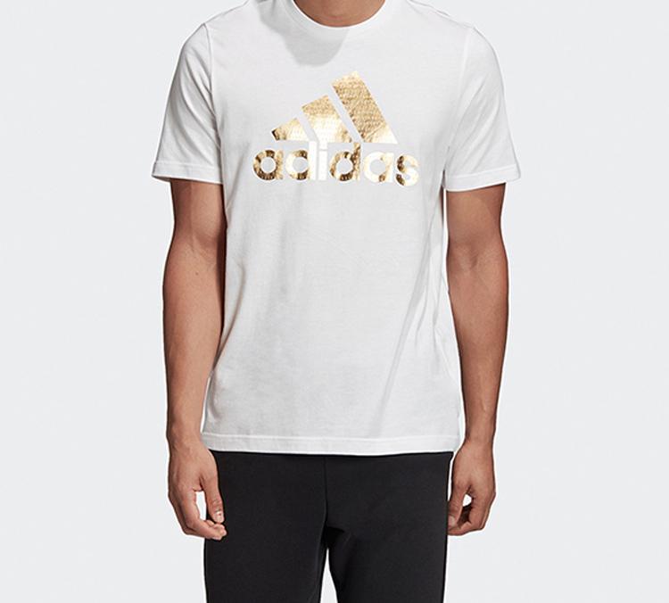 Adidas Set in Sleeve T Shirt Men's White GE4700