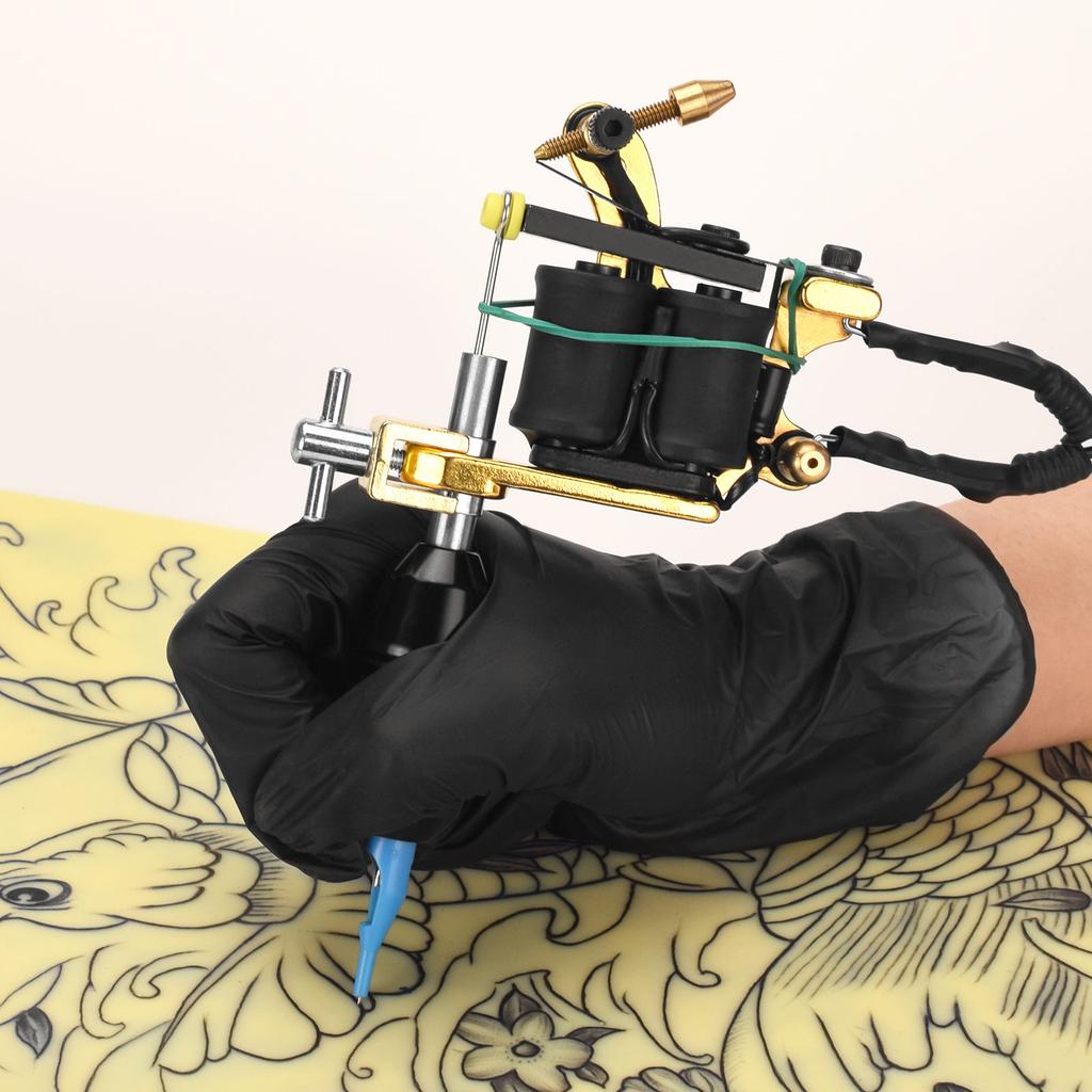 Tattoo Machine Kit 2   Tattoo Machine Power Supply with Needle Foot Pedal Handle for Tattoo Artist Beginner Tattoo Training Set