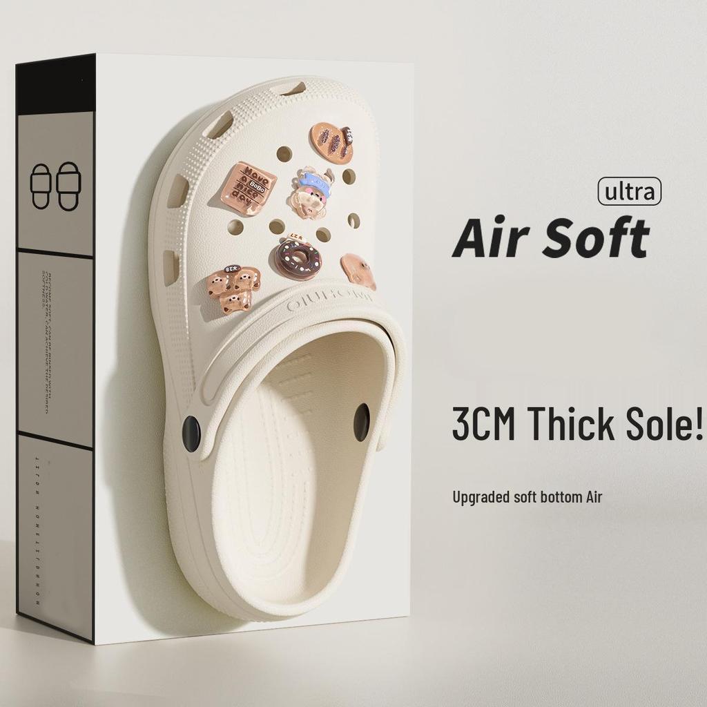 EVA rutschfeste Strandclogs Hausschuhe für Damen und Herren - Sommer Outdoor Schuhe mit dicker Sohle