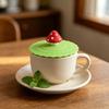 5Pcs Silicone Cup Lid Leak-Proof Heat-Resistant Cover for Glass Mugs Coffee Cups Food-Grade Odorless Cute Kitchen Accessory for Home