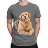 We love Golden Retriever Novelty 100 Cotton TShirt gloden retirever Tees Tops For Unisex