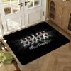 Three D-Days Grace Floor Mat Soft Thickened Absorbent Non-Slip Bedroom Living Room Door Mat Home Decor Flannel Rugs
