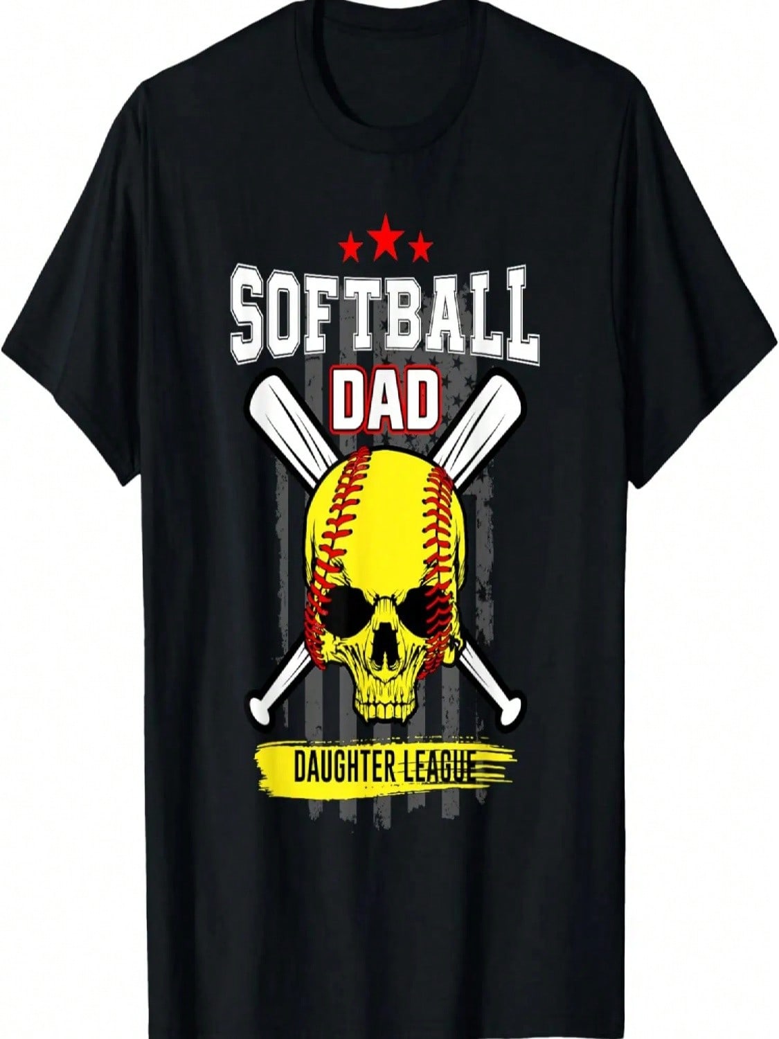 Softball Dad Daughter League T-Shirt S разноцветный