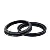 1Pc LBH Type Hydraulic Cylinder Oil Seal Rubber Double Acting Dust Sealing Ring Seal O-Ring Gasket for Shaft(28x36x(4.5-6) Mm)
