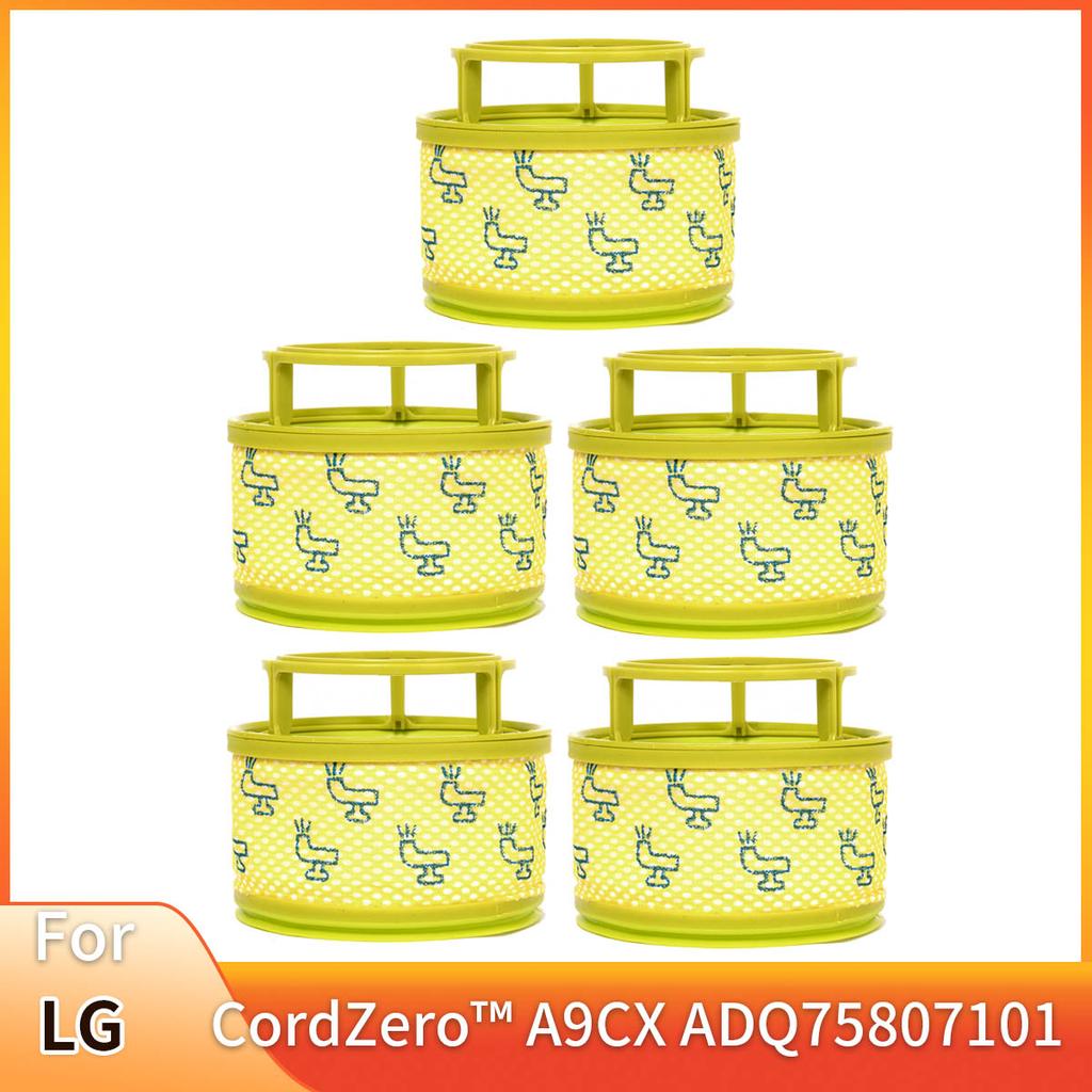 ADQ75807101 Waschbarer HEPA-Filter für LG CordZero A9S A9CX Staubsauger