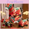 Year Of The Horse Zodiac Plush Toy With Silk Fabric For Lunar New Year Gift For All Ages