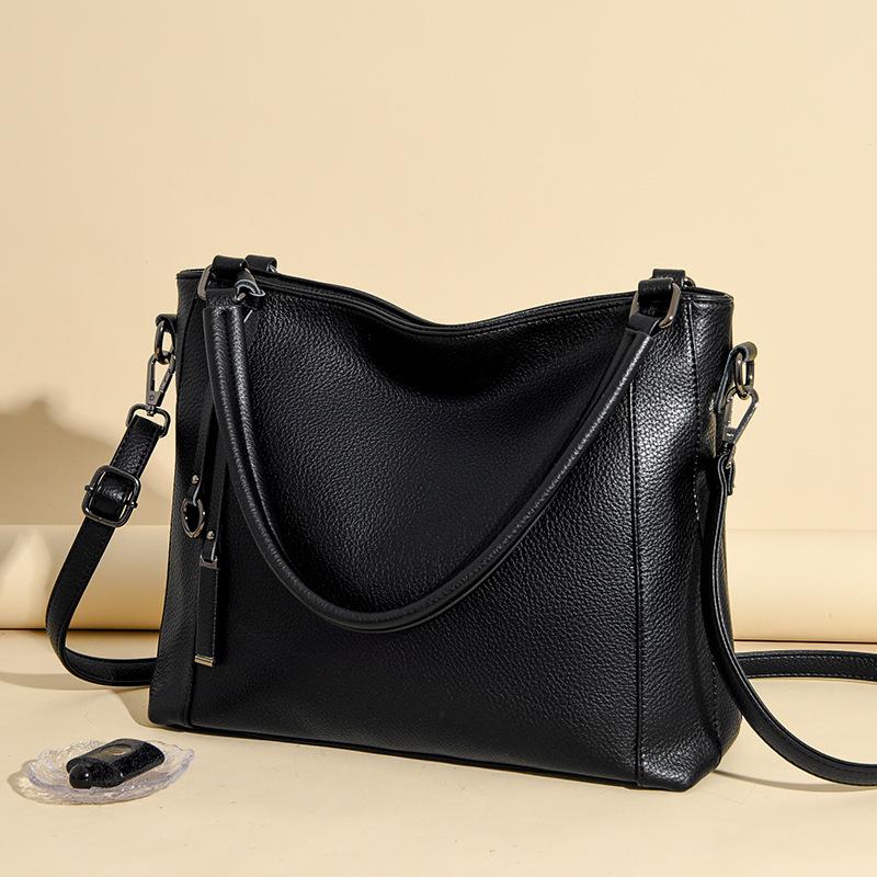 Bags Women's Bags 2025 New Tote Bags Commuting Large-capacity Handbags Soft Leather Casual Versatile Shoulder Bags