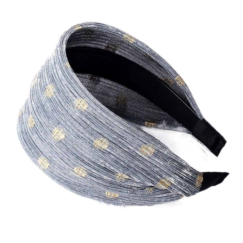 Mesh For Girls Makeup Korean Style Headband Women Hairband Hair Accessories Wave Point Hair Hoop
