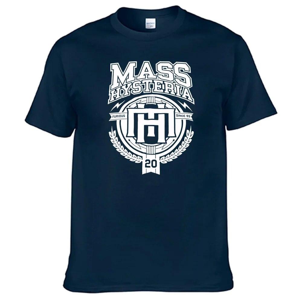 Mass Hysteria T Shirt Unisex 100% Cotton Unisex Women Shirt Top Sales N026