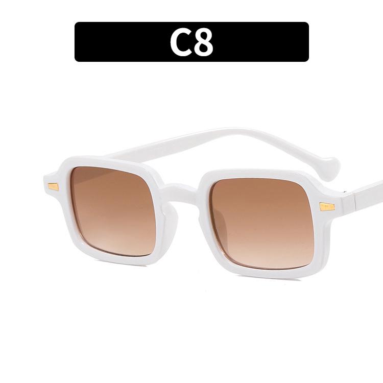 

Женские солнцезащитные очки в маленькой квадратной оправе, модные оттенки для активного отдыха