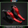 For VOGE 300R 300RR 300AC Motorcycle 2Finger Short Handle Brake Lever CNC Aluminium Brake Clutch Lever Set