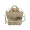 Woven Bag Women's New Wholesale Fashion Niche Shoulder Bag Summer Vacation Beach Underarm Bucket Bag Straw Bag