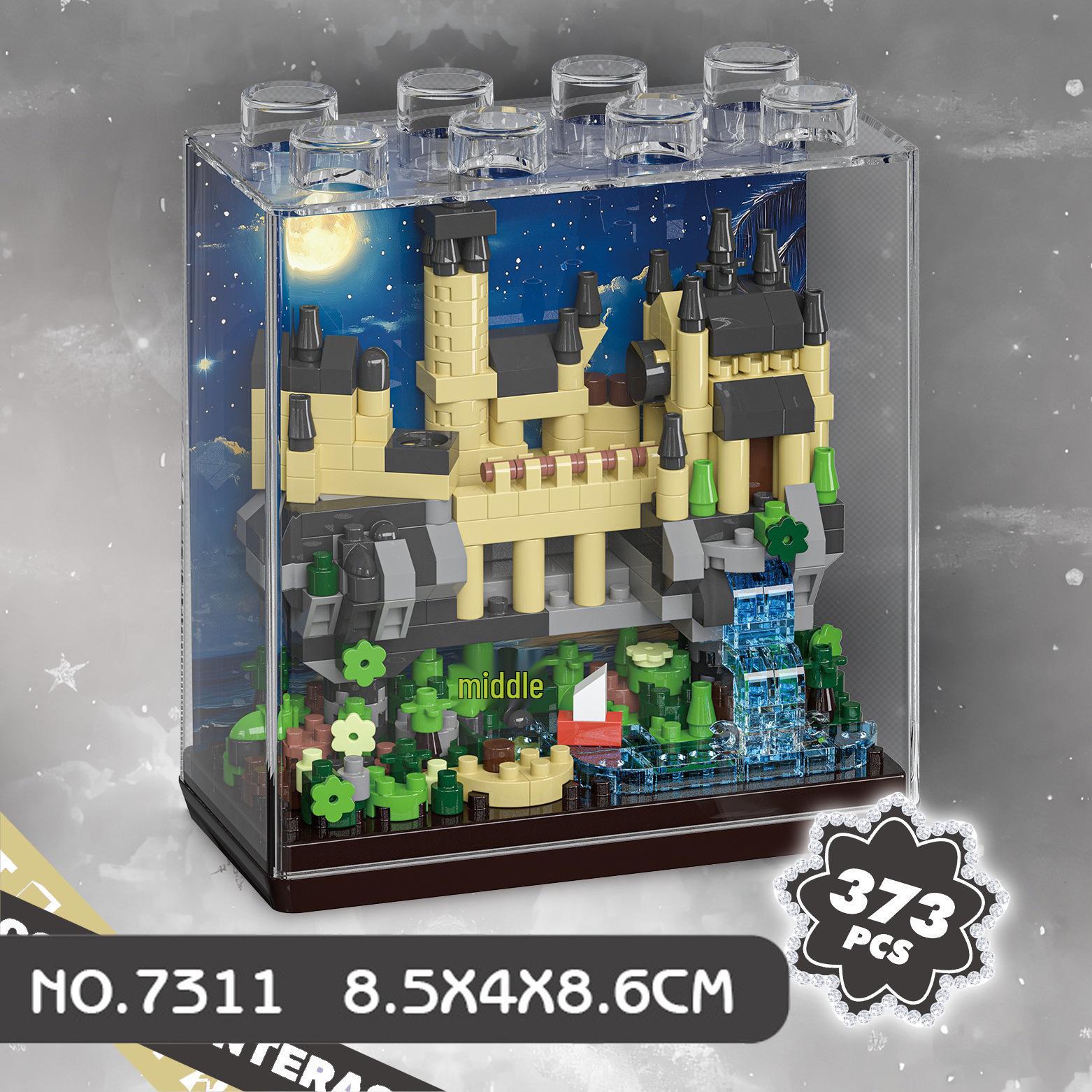 

Совместимые строительные блоки «Замок принцессы» - Большие сборные игрушки для девочек