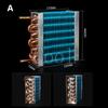Refrigerator Evaporator Condenser Refrigeration Display Cabinet Freezer Refrigerator Air-cooled Cold Small Copper Tube Radiator