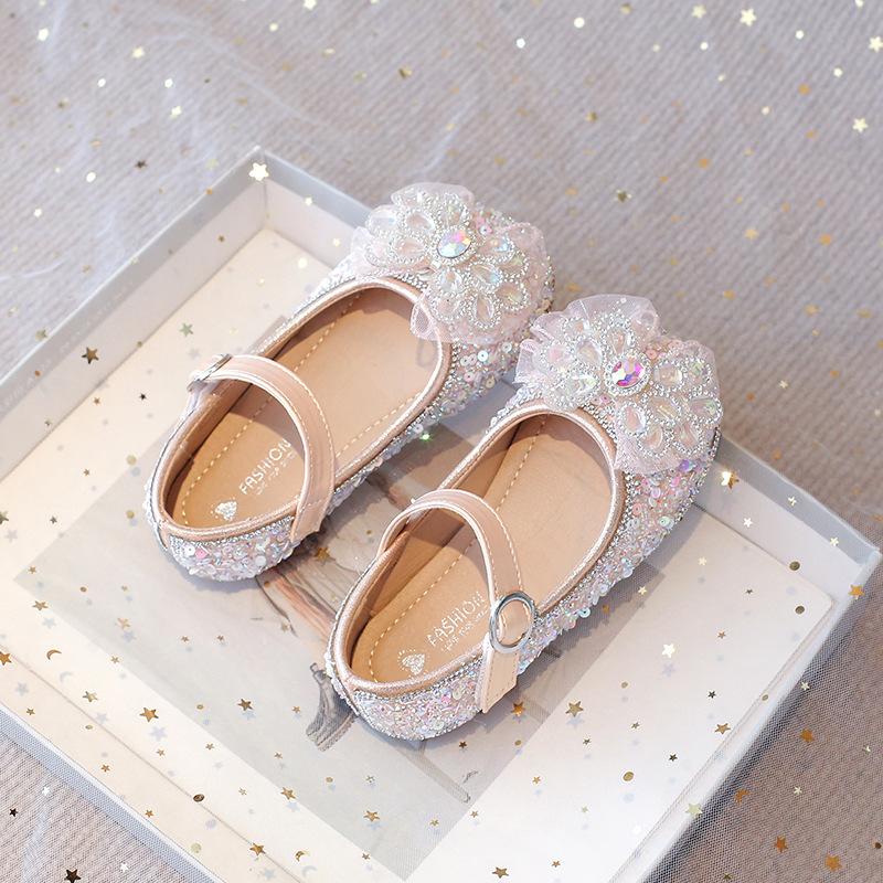 Girls Versatile Shoes - New Style Soft-soled Single Shoes 23 розовый
