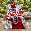 England national football team blanket Flannel Blanket Soft Cozy Plush Throw for Sofa Bed Lightweight Home Decoration Gifts for Christmas various holi