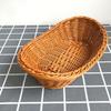 Imitation Rattan Woven Bread Basket Wicker Fruit Baskets for Food Serving Display Vegetables Home Kitchen Restaurant