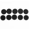 10 Pares/lote Redondo 35 40 45 50 55 60 65 mm Cubierta de Auriculares Reemplazo Esponja Almohadillas para Orejas Universal Almohadillas de Espuma Cojín de Espuma