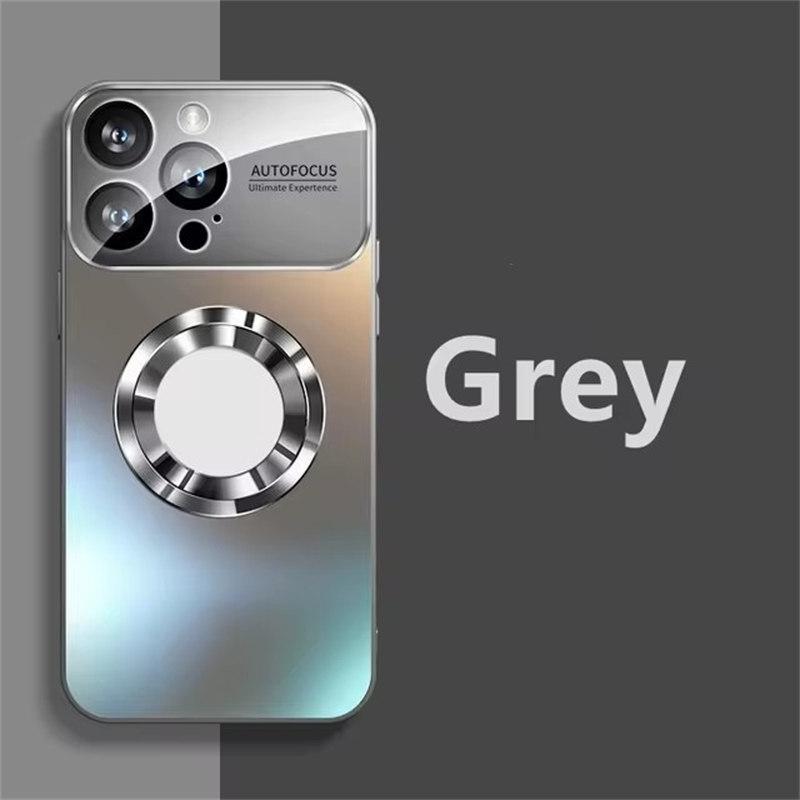 Luxusní Titanium Metallic Color Matte Magnetic Case pro iPhone 16 15 14 13 12 11 Pro Max Plus Case pro Magsafe Wireless Charge