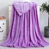 Printed Soft Cozy Warm Custom logo Luxury Sleep Fleece Flannel Polyester Bed Blankets Throws for Winter Sofa