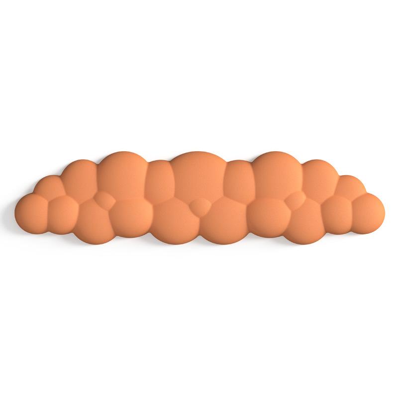 Mouse pad com apoio para pulso teclado nuvem antiderrapante espuma de memória desktop escritório gamer mouse apoio para pulso