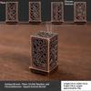 Square Vertical Incense Burner Small Xiangyun Alloy Incense Holder Indoor Aromatherapy Home Ornament Chinese Plum Inense Burners