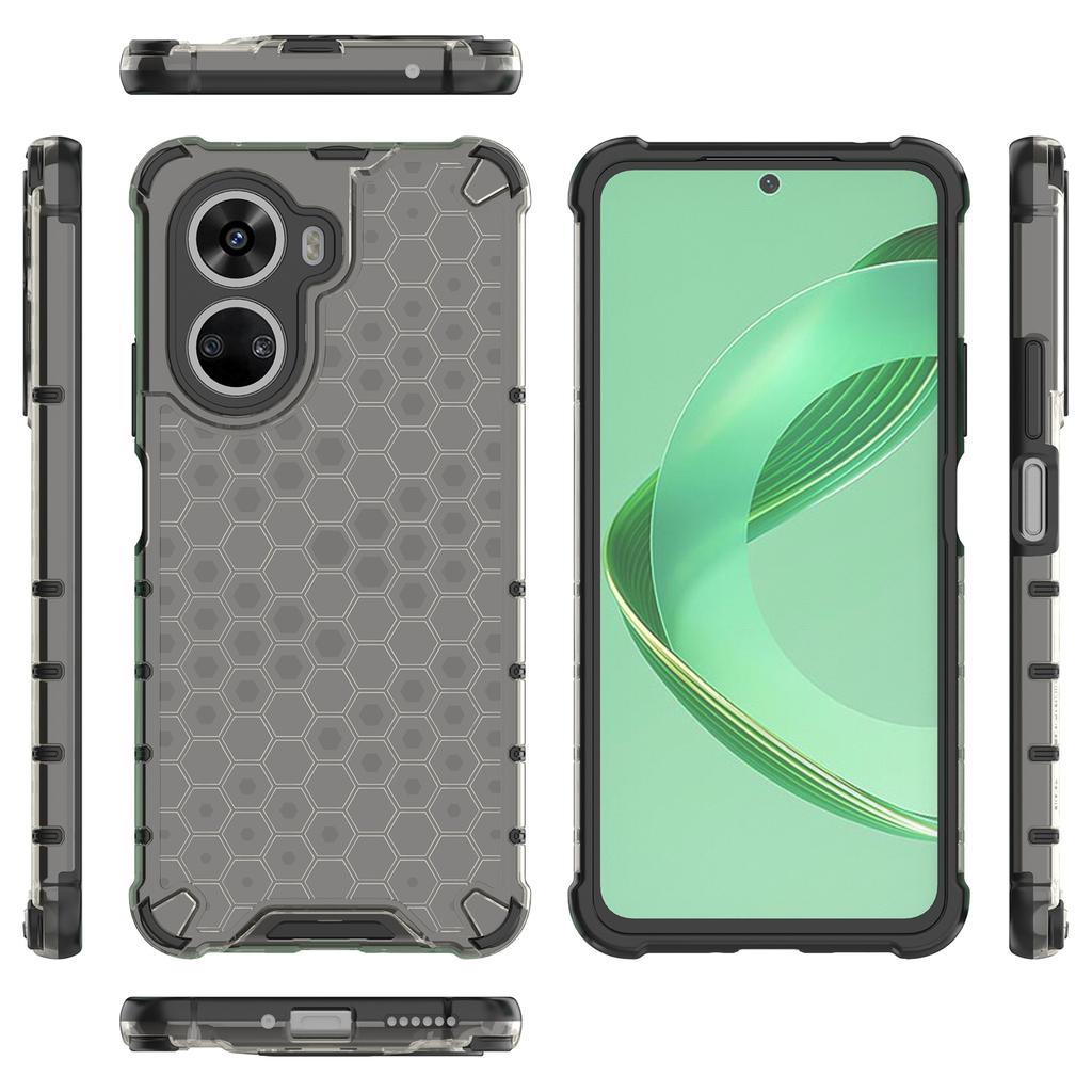 Für Huawei nova 12 SE 4G Honeycomb Case PC + TPU Dämpfung Stoßfeste Telefonabdeckung