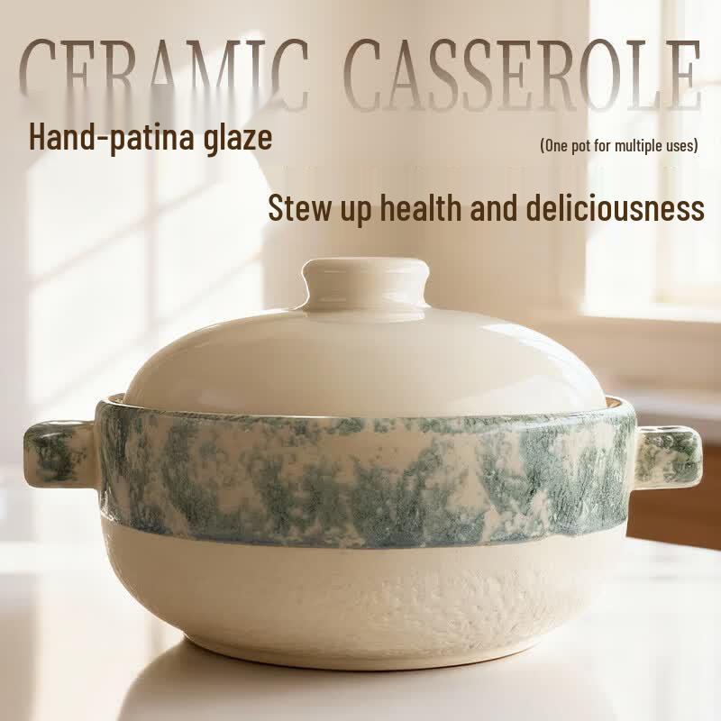 Smiou Hand-Painted High-Temperature Ceramic Stew Pot