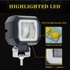 1/2pcs 12V-80V Round Angel Eye Work Light LED light Portable Spotlight Motorcycle 4x4 Offroad Truck Driving Car Boat Waterproof