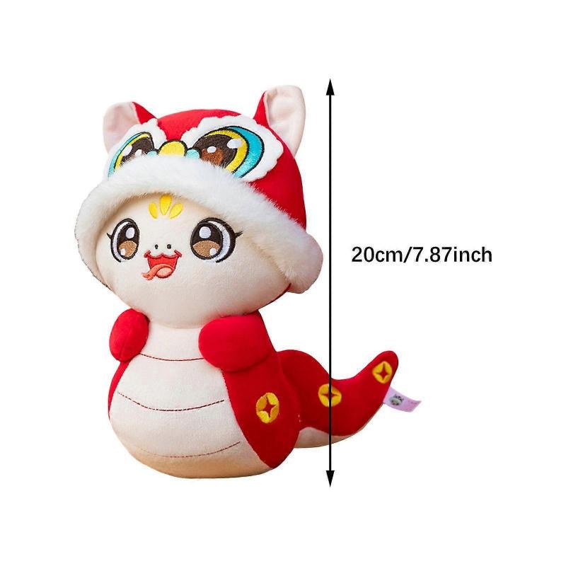 Snake Plush Toy Unique Collections Plush Figure for Living Room Bedroom Dorm