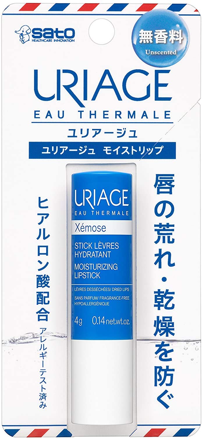 

Uriage Moist Lip Unscented 4g x 3 pack [Sato Pharmaceutical] білий