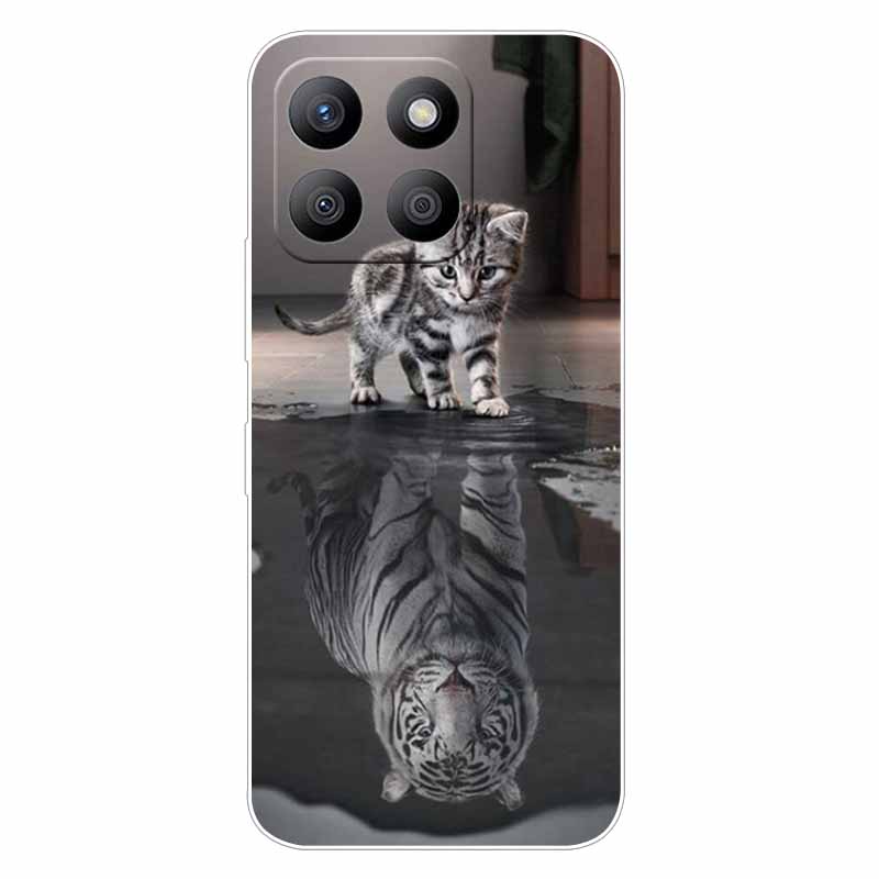 For Honor X8b Case Silicone Soft TPU Fashion Owl Lion Animal Bumper Cover for Huawei Honor X8b Case HonorX8B Shockproof Shells